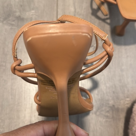 Open Edit Rachel Tan Strappy Sandals Size 7 - Picture 3 of 7